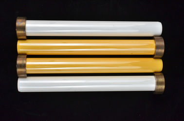 مقاوم در برابر مقاومت در برابر سرامیک صنعتی پیستون پوشش آلومینا پونگر رنگ زرد