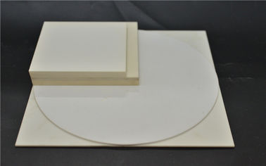 مربع سفید Alumina Cermaic Plate بالا سرامیک مقاوم در برابر حرارت صفحات