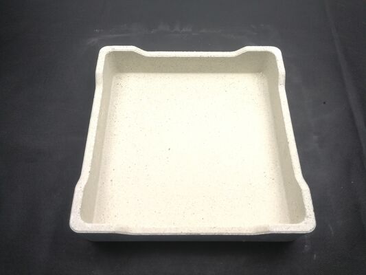 منافذ ظاهری 15-20 درصد cordierite mullite refractory sagger طراحی شده برای توزیع گرما و ثبات مکانیکی