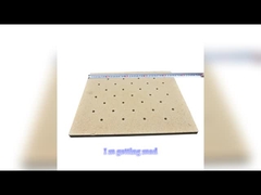 مقاومت در برابر ضربه های حرارتی 200c Cordierite Shelf سطح سفید یا زرد بدون شیشه